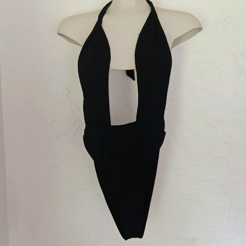 Matteswim Black One Piece Swimsuit